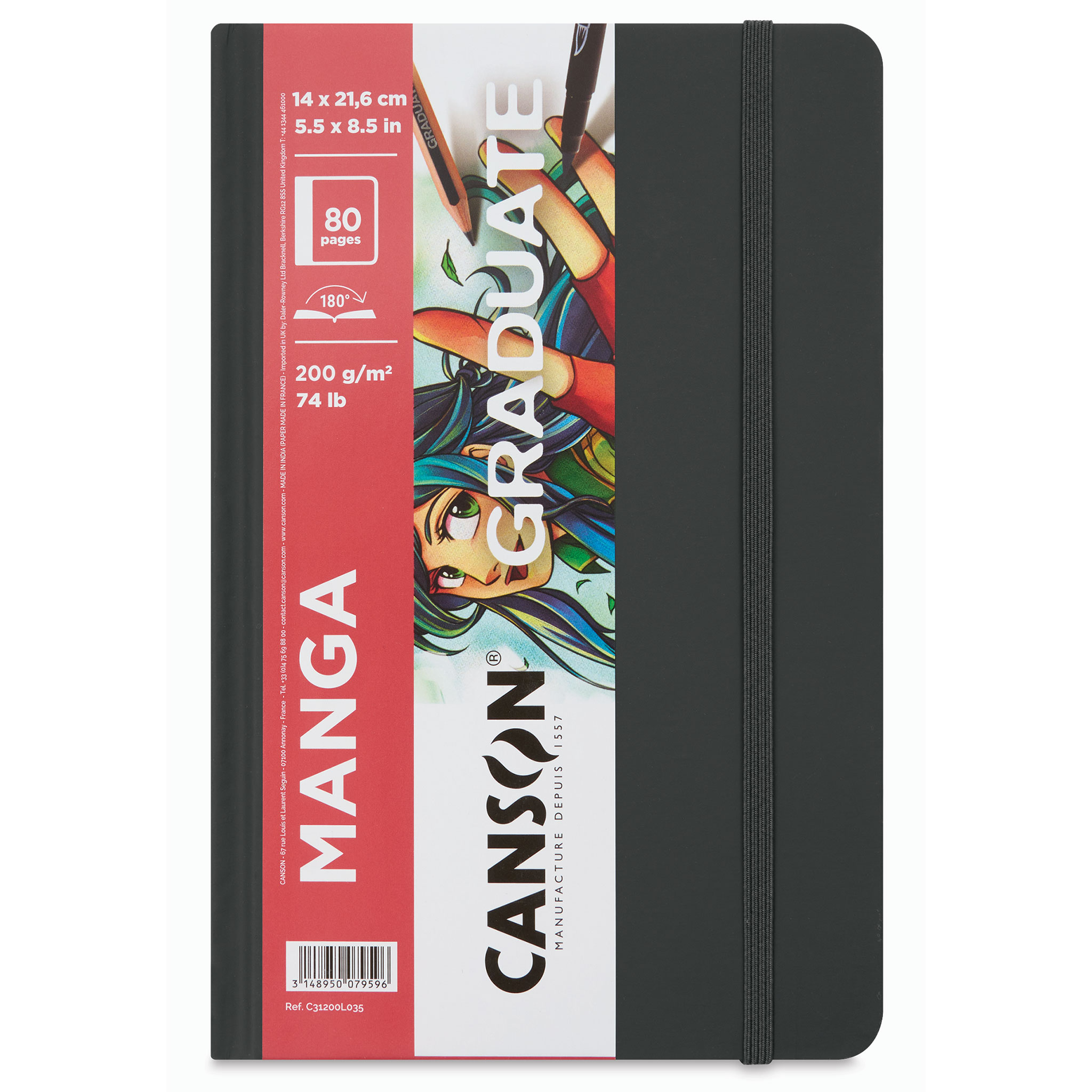 Canson Graduate 21.6x27.9cm Manga Sketchbook 200gsm
