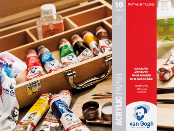 Royal Talens Van Gogh Acrilyc Pad 24x32cm, 370gsm