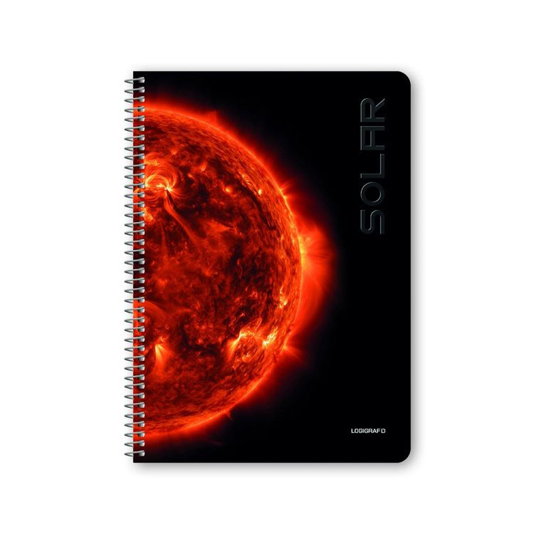 SOLAR Τετράδιο Σπιράλ Wirelock B5/17Χ25 2 Θέματα (10τμχ)