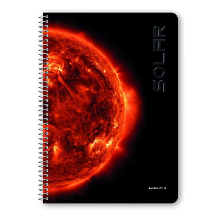 SOLAR Τετράδιο Σπιράλ Wirelock A4/21Χ29 2 Θέματα (10τμχ)