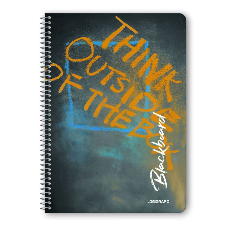 BLACKBOARD Τετράδιο Σπιράλ Wirelock B5/17Χ25 2 Θέματα (10τμχ)