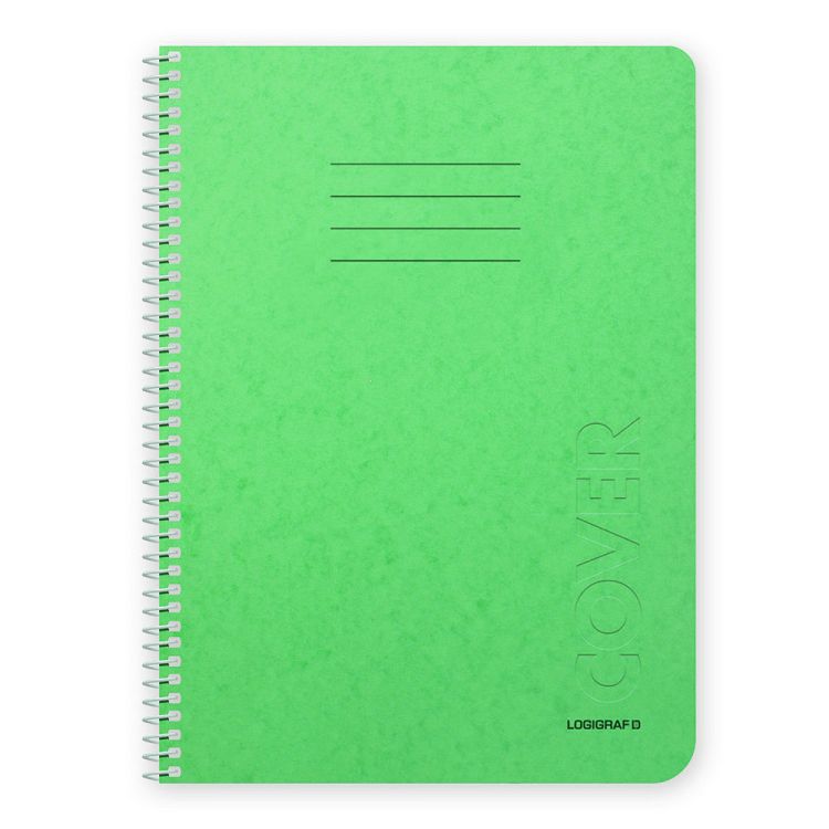 COVER Τετράδιο Σπιράλ Wirelock Α4/21Χ29 σε 7 χρώματα 1 Θέμα (15τμχ)