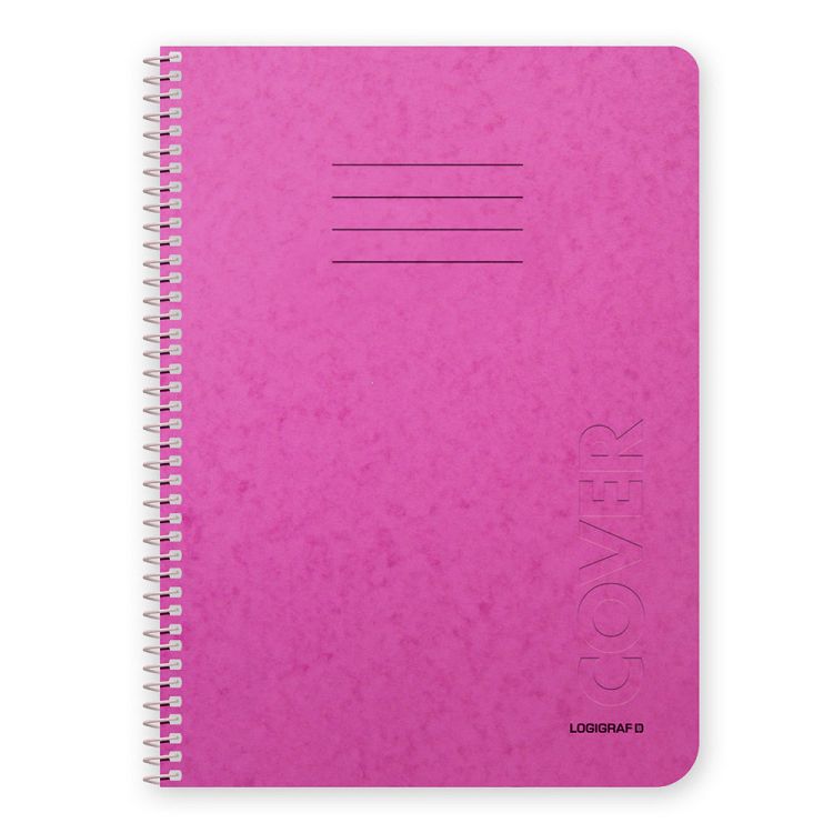 COVER Τετράδιο Σπιράλ Wirelock Α4/21Χ29 σε 7 χρώματα 1 Θέμα (15τμχ)