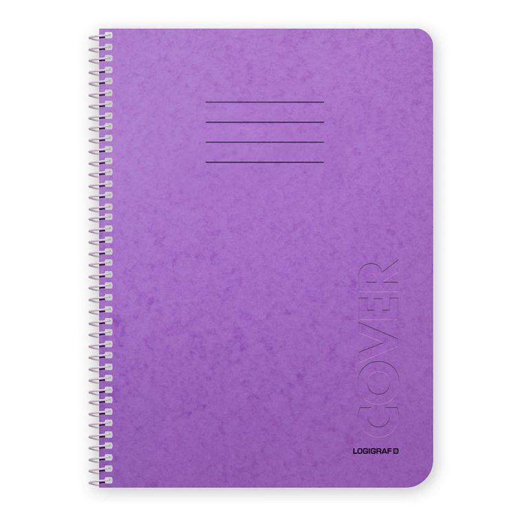 COVER Τετράδιο Σπιράλ Wirelock Α4/21Χ29 σε 7 χρώματα 1 Θέμα (15τμχ)