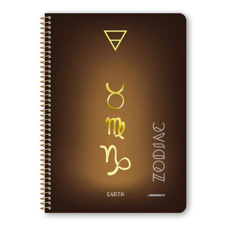ZODIAC Τετράδιο Σπιράλ Wirelock A4/21Χ29 2 Θέματα (10τμχ)