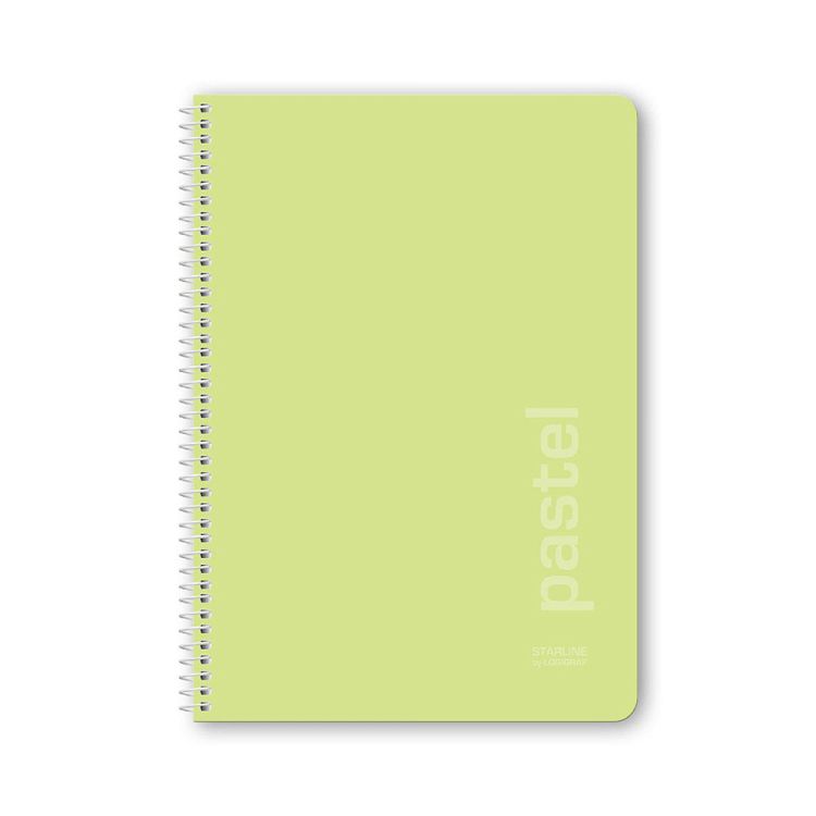 PASTEL STARLINE Τετράδιο Σπιράλ Wirelock B5/17Χ25 2 Θέματα (10τμχ)