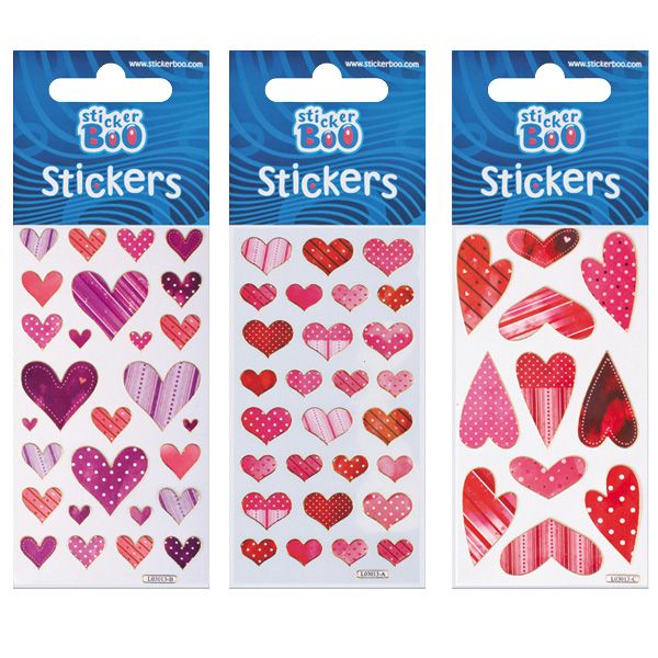 Glitter Stickers 7X18 ΚΑΡΔΟΥΛΕΣ