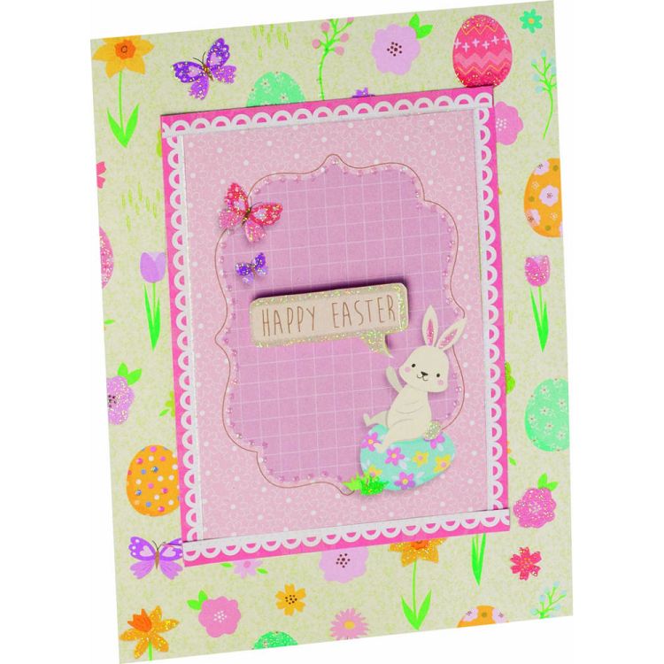 Μπλοκ Χαρτιά Glitter, A4, 12 τμχ 165 γρ,  Spring/Easter