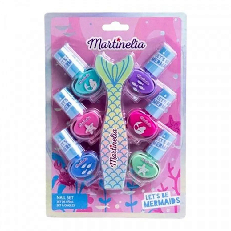 LET'S BE MERMAIDS Σούπερ Σετ με 6 Βερνίκια Νυχιών 4ml & Λίμα