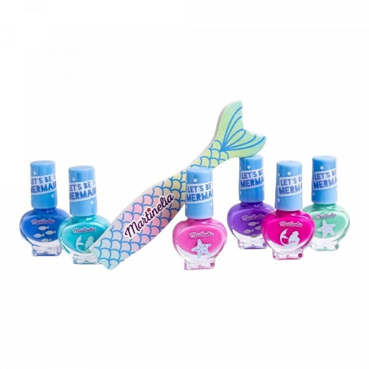 LET'S BE MERMAIDS Σούπερ Σετ με 6 Βερνίκια Νυχιών 4ml & Λίμα