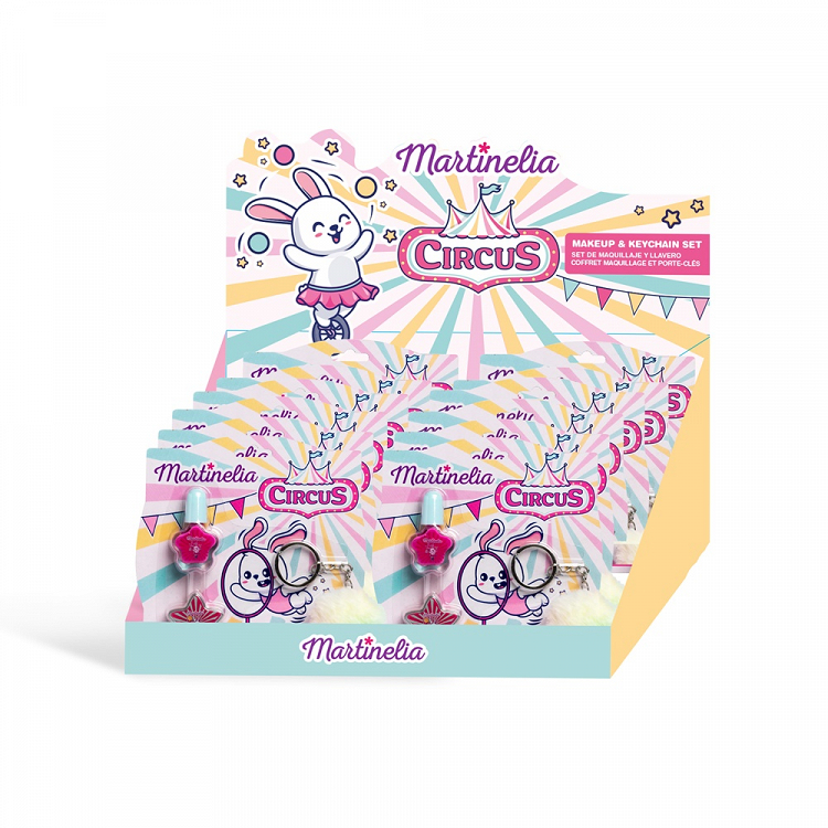 CIRCUS Σούπερ Σετ με Βερνίκι Νυχιών, Lip Gloss & Μπρελόκ με Γουνάκι