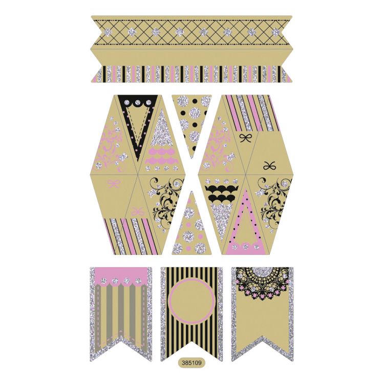 Σετ Αυτοκόλλητα Craft Paper, 8 Φύλλα 10X16 εκ, ROMANTIC