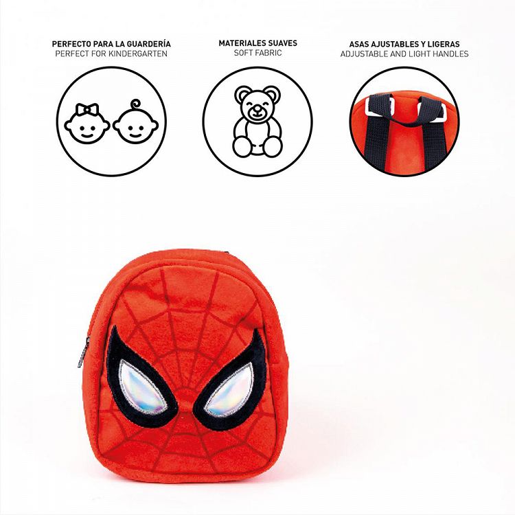 Απαλή Τσάντα Πλάτης 22εκ Παιδικού Σταθμού MARVEL SPIDERMAN