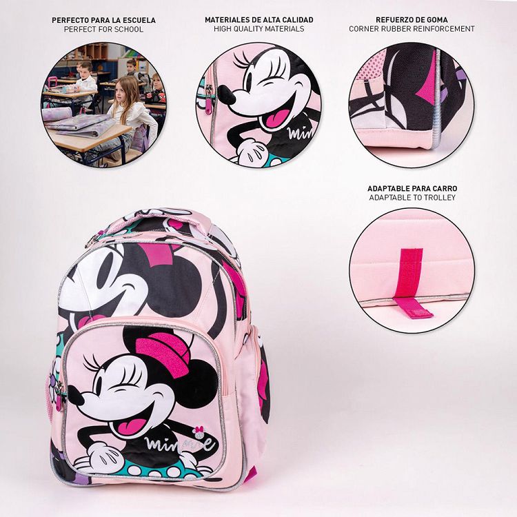 Σχολική Τσάντα Πλάτης 42εκ DISNEY Minnie Mouse
