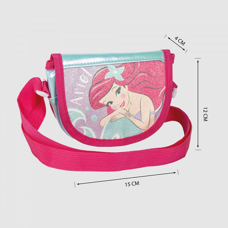 Τσαντάκι Χιαστί 12εκ DISNEY Fantasia Princess Ariel
