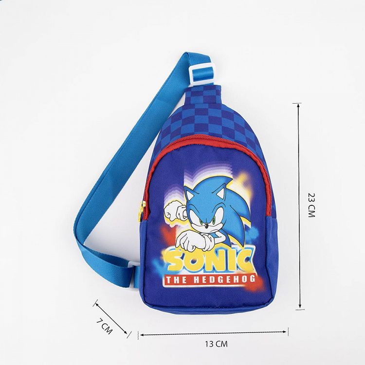 Τσαντάκι Πλάτης 23εκ με Μονό Ιμάντα SONIC THE HEDGEHOG