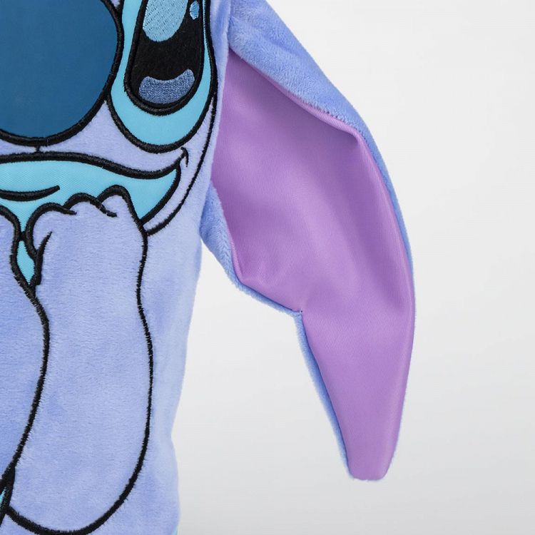 Παιδική Τσάντα Πλάτης 3D 27εκ DISNEY Lilo & Stitch Stitch με Μοβ Αυτιά