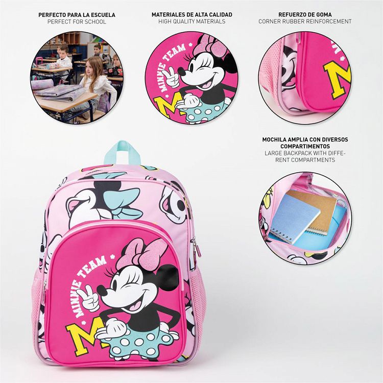 Σχολική Τσάντα Πλάτης 38εκ DISNEY Minnie Mouse
