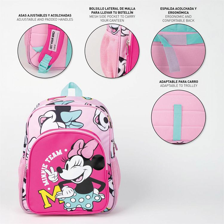 Σχολική Τσάντα Πλάτης 38εκ DISNEY Minnie Mouse