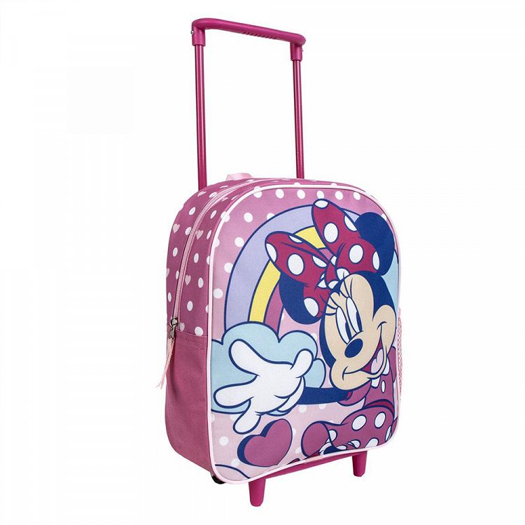 Παιδική Τσάντα Πλάτης-Τρόλεϊ 28εκ DISNEY Minnie Mouse
