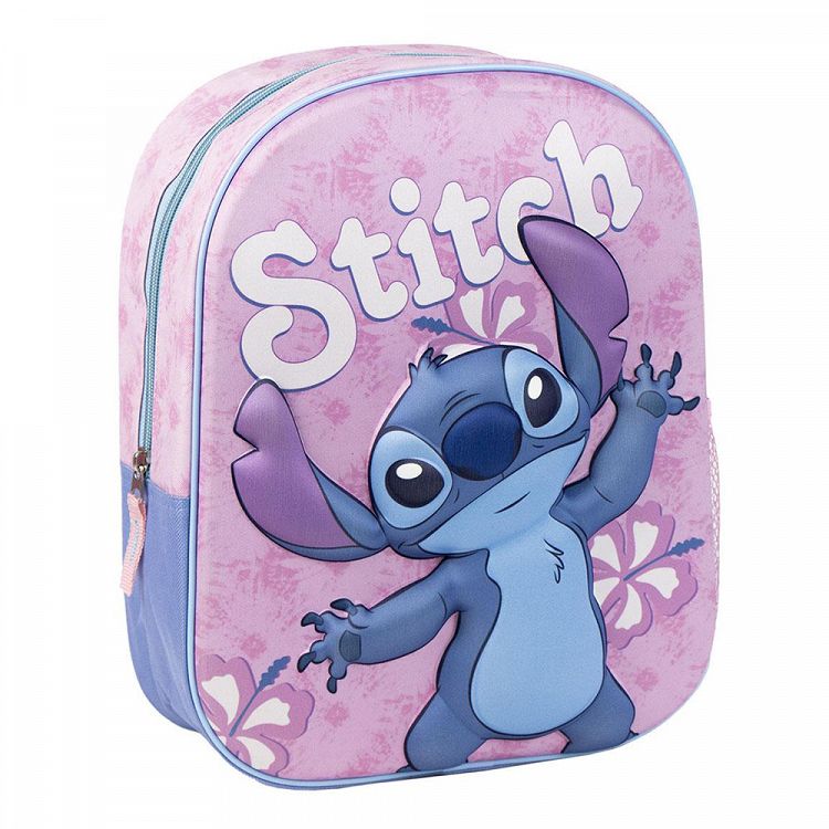 Παιδική Τσάντα Πλάτης 31εκ 3D DISNEY Lilo & Stitch Stitch