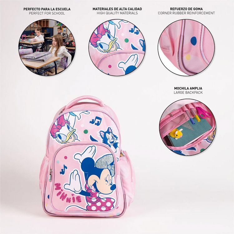 Σχολική Τσάντα Πλάτης 42εκ DISNEY Minnie Mouse