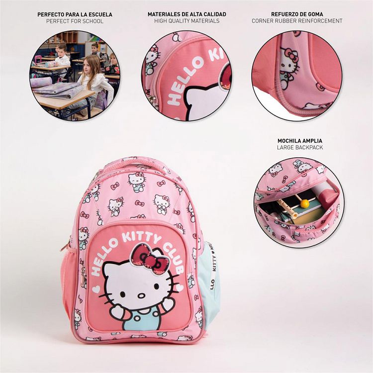 Σχολική Τσάντα Πλάτης 42εκ HELLO KITTY