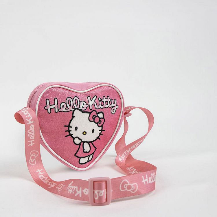 Τσαντάκι Ώμου 14εκ σε σχήμα Καρδιάς HELLO KITTY