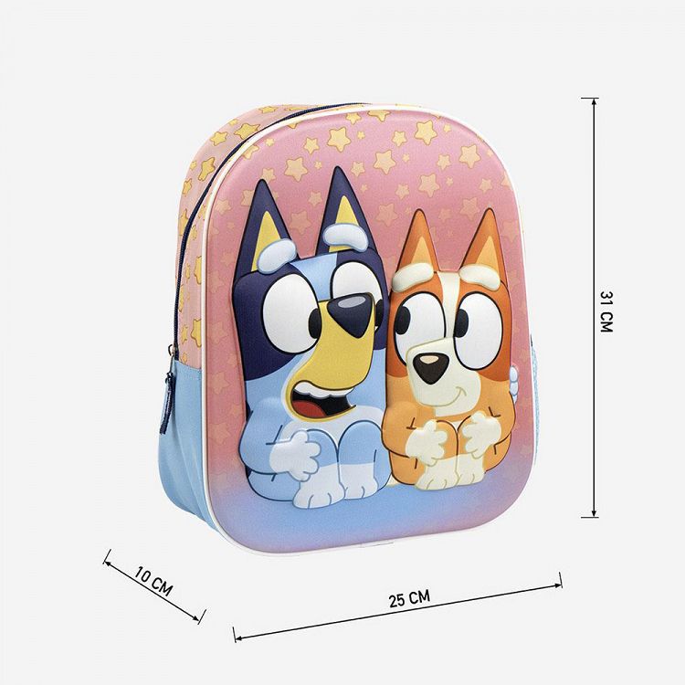 3D Τσάντα Πλάτης 31εκ Νηπιαγωγείου BLUEY