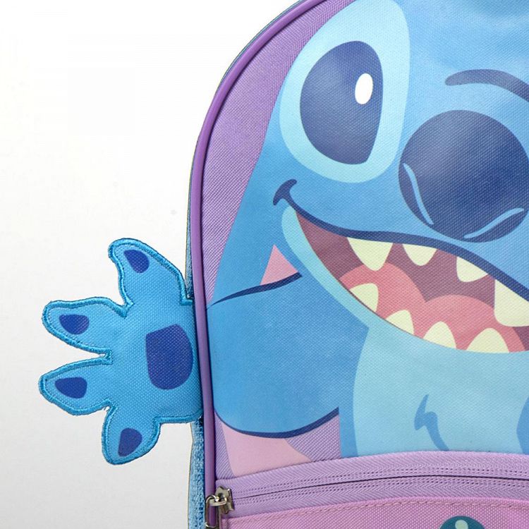 Παιδική Τσάντα Πλάτης 30εκ με Χέρια DISNEY Lilo & Stitch