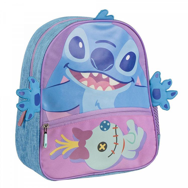 Παιδική Τσάντα Πλάτης 30εκ με Χέρια DISNEY Lilo & Stitch