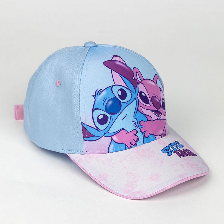 Σετ με 2 Παιδικά Καπέλα 53εκ [4-8χρ] DISNEY Lilo & Stitch Stitch & Angel