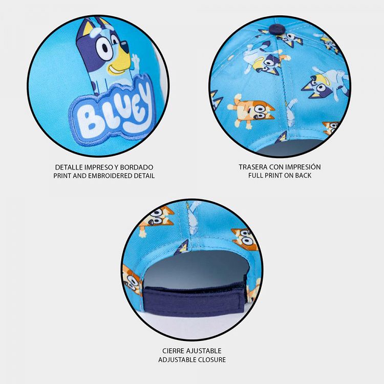 Παιδικό Καπέλο Τζόκεϊ 53εκ BLUEY