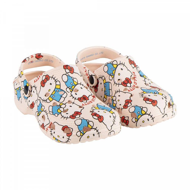 Παντόφλες τύπου Crocs από EVA HELLO KITTY - Μέγεθος 32/33