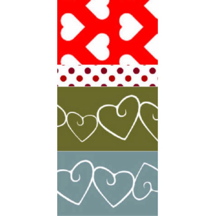 Ταινία Washi, Σετ 4τμχ, Love