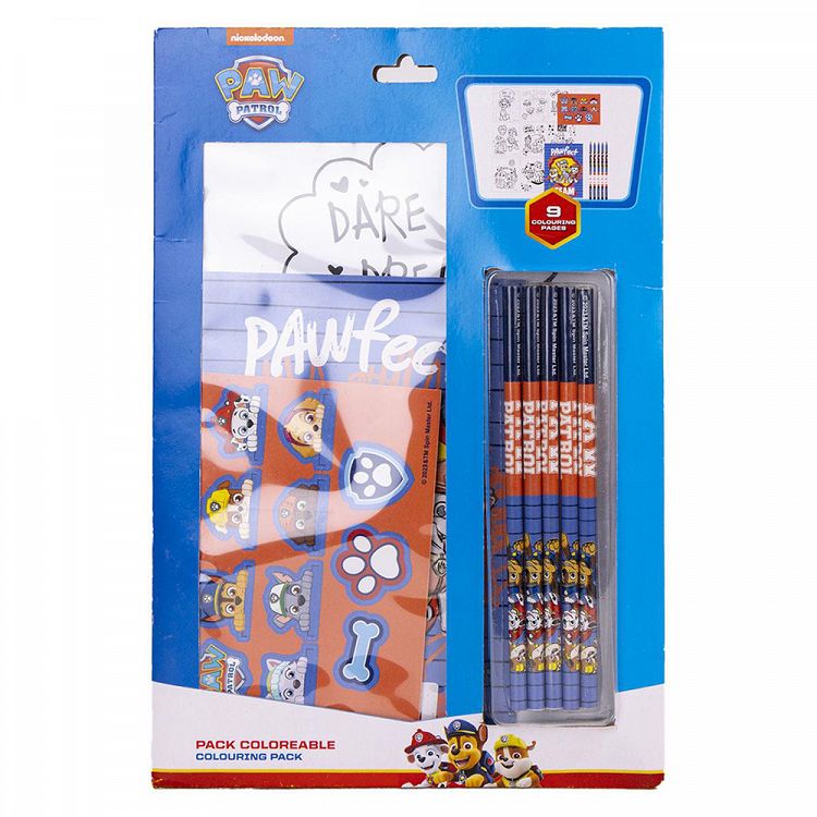 Σετ Χρωματισμού-Ζωγραφικής 8 τεμαχίων PAW PATROL