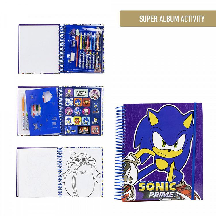 Σούπερ Άλμπουμ Δραστηριοτήτων 22Χ26 SONIC Prime