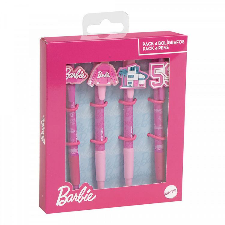 Σετ με 4 Στυλό BARBIE
