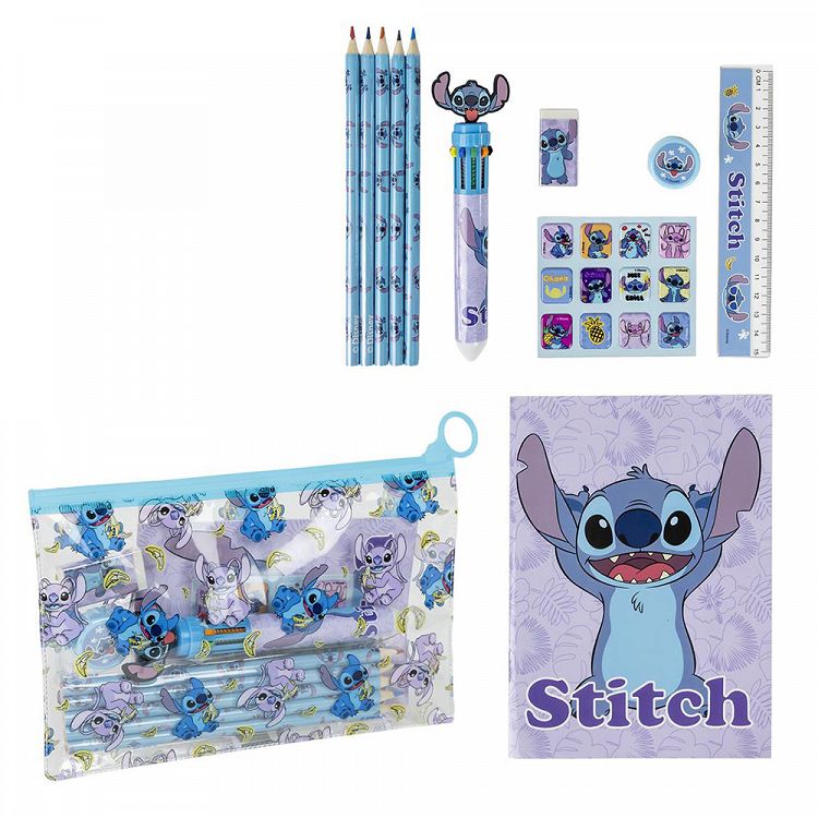 Σούπερ Σχολικό Σετ με 12 Είδη Γραφής DISNEY Lilo & Stitch