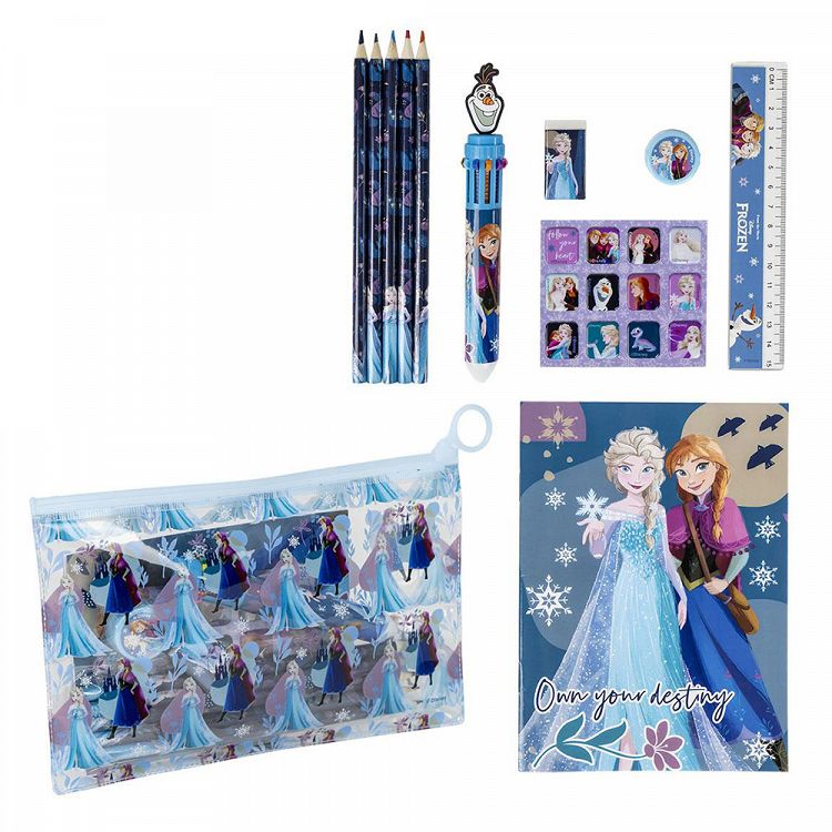 Σούπερ Σχολικό Σετ με 12 Είδη Γραφής DISNEY Frozen