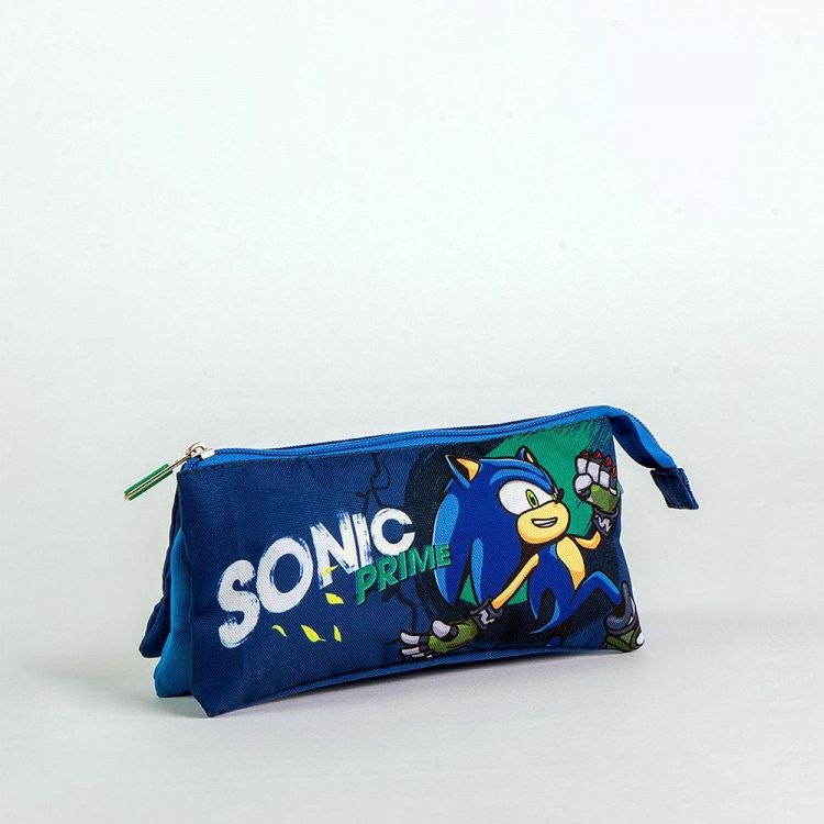 Κασετίνα Τριπλή 23εκ SONIC Prime