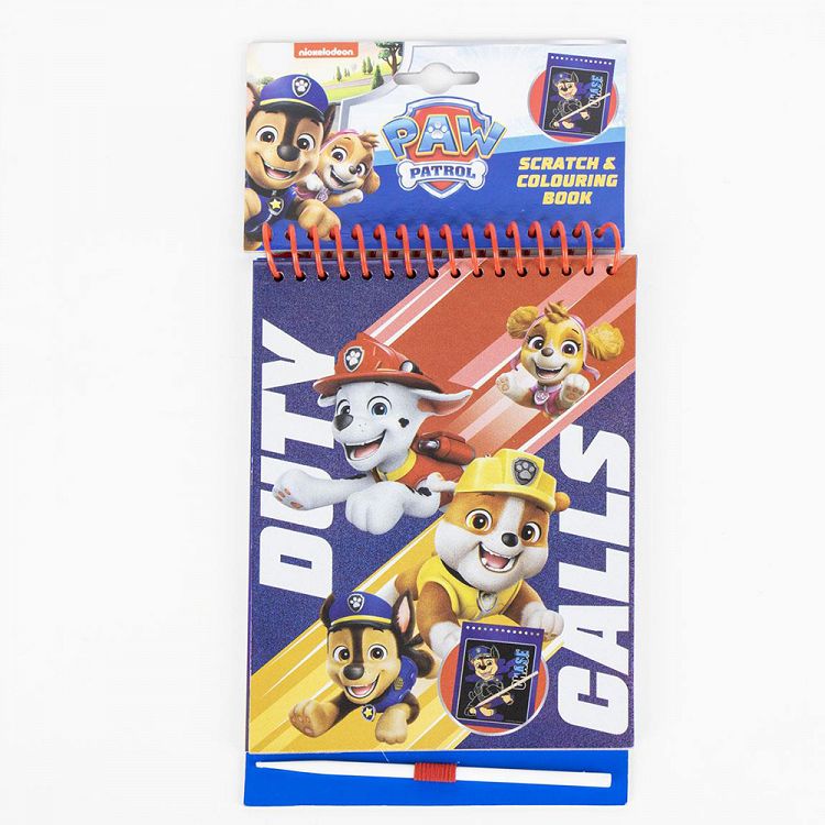 Μπλοκ Χρωματισμού & Scratch 14Χ20 PAW PATROL