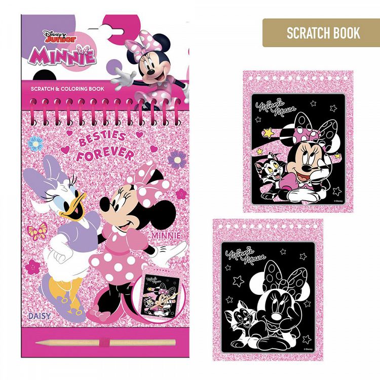 Μπλοκ Χρωματισμού & Scratch 14Χ20 DISNEY Minnie Mouse