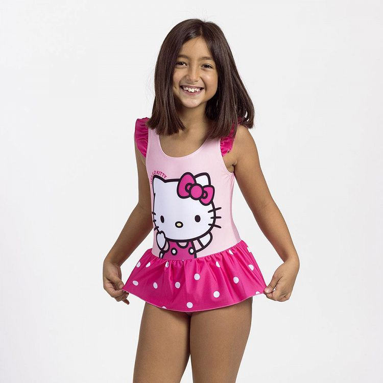 Ολόσωμο Παιδικό Μαγιό για Κορίτσια HELLO KITTY, Μέγεθος 4 χρονών