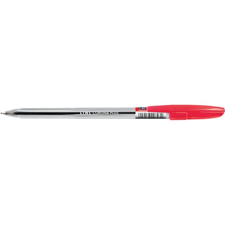 Ball pen LINC Corona plus/κόκκινο, κουτί 50τμχ