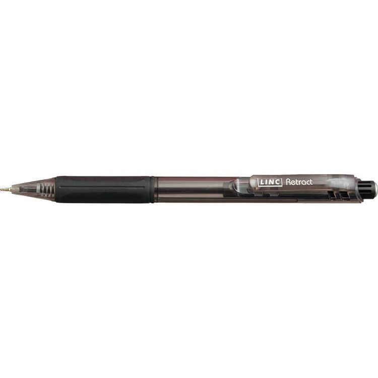 Ball pen LINC Retract/μαύρο, κουτί 50τμχ
