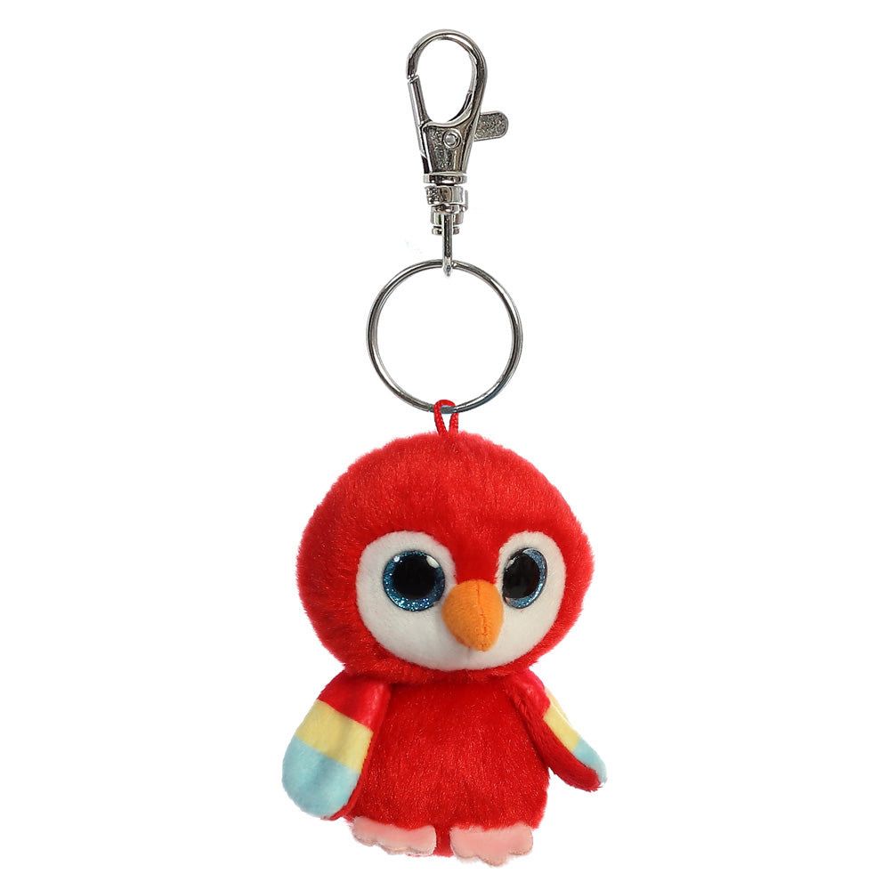 YOOHOO Lora Parrot Λούτρινο Παπαγάλος με Μπρελόκ 9εκ