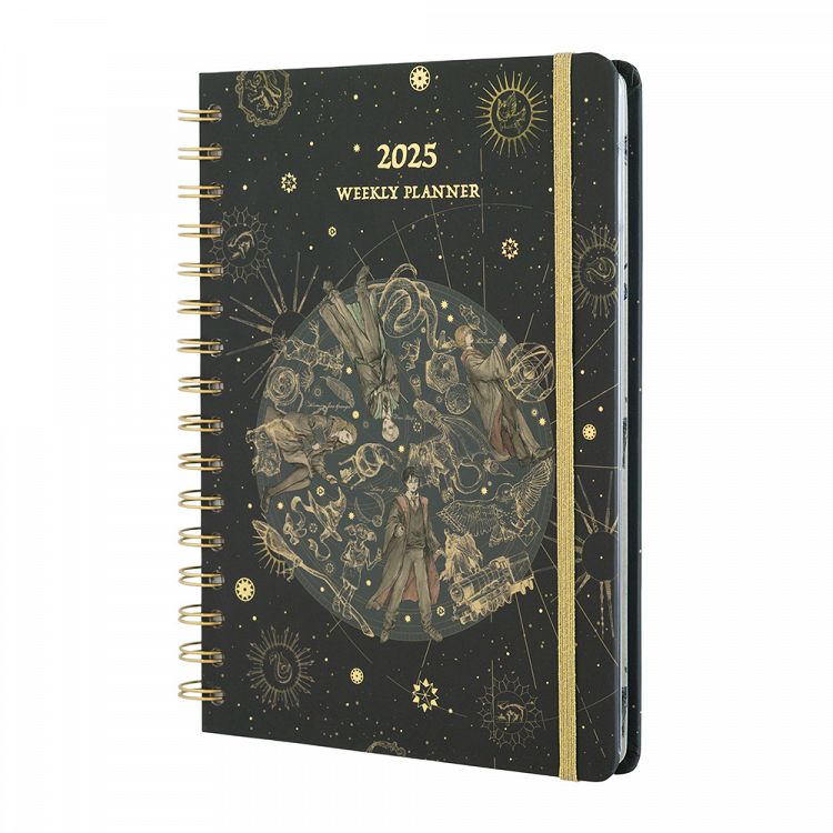 HARRY POTTER Calendar 2025 Weekly 15X21/A5 