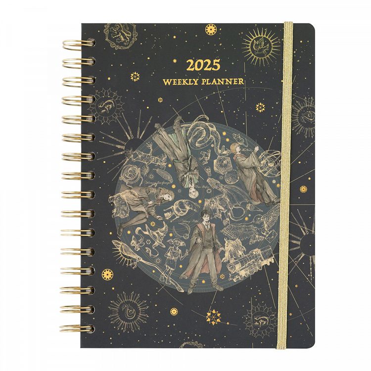 HARRY POTTER Calendar 2025 Weekly 15X21/A5 