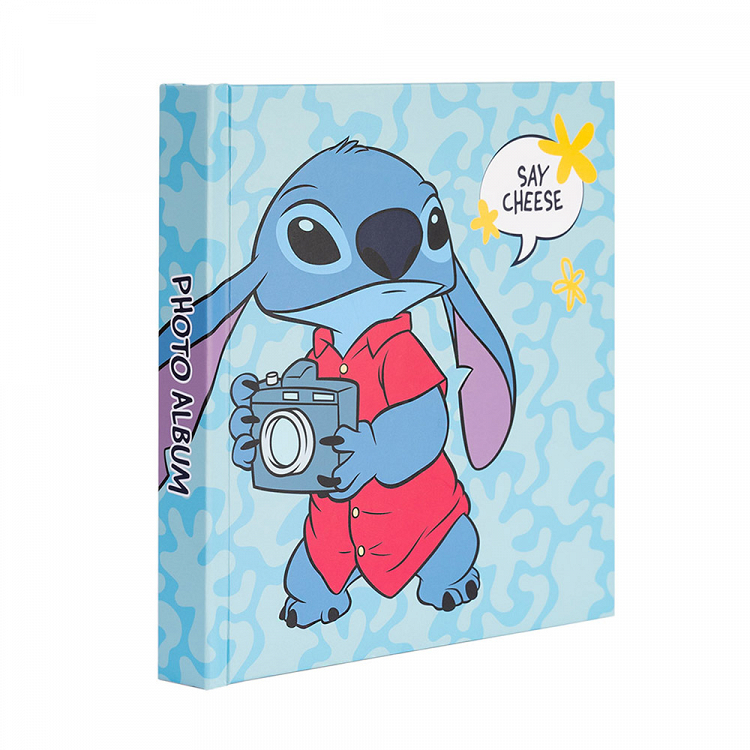 Φωτο-Άλμπουμ 16X16εκ με 24 Αυτοκόλλητα Φύλλα DISNEY Stitch Tropical